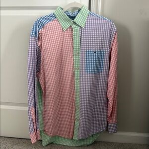 Vineyard Vines Multicolor Gingham Dress Shirt